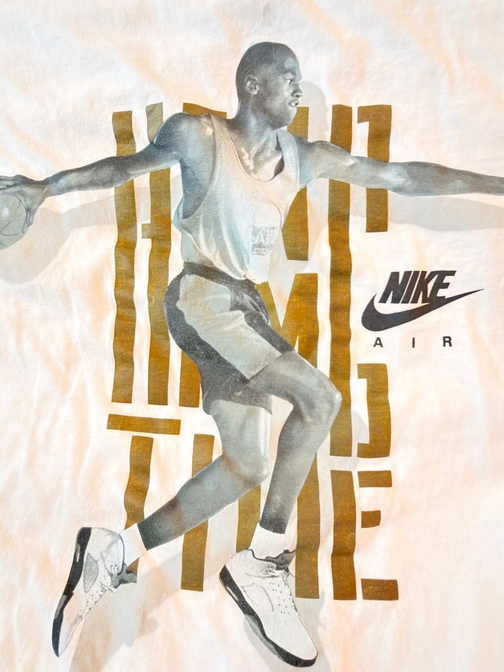 Vintage Nike Air Jordan Michael Jordan Graphic T Shirt Mens 3XL White - Picture 2 of 5